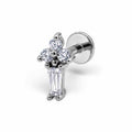 Stylish Stud for Lobe, Helix and Conch